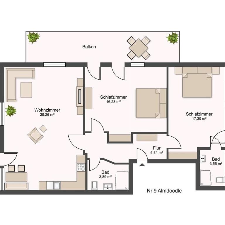 Ferienwohnung Almdoodle - Apartamento - 15