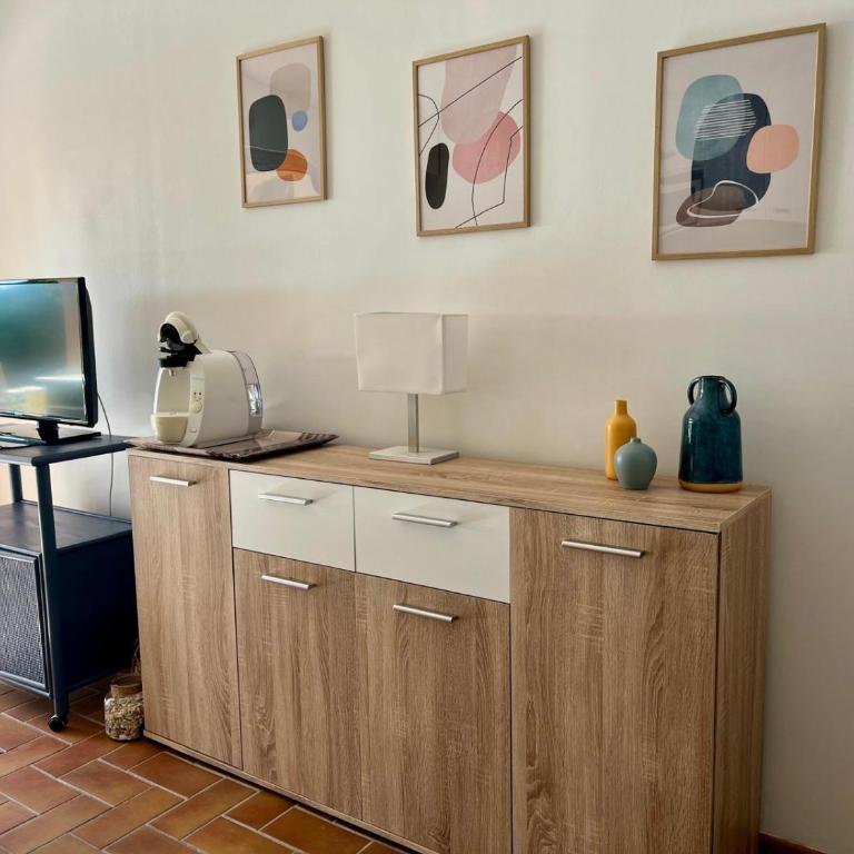 Les Issambres, appt accès direct plage sable, idéal 4 pers, vue mer, Clim - Appartement - Vue sur Mer - 7