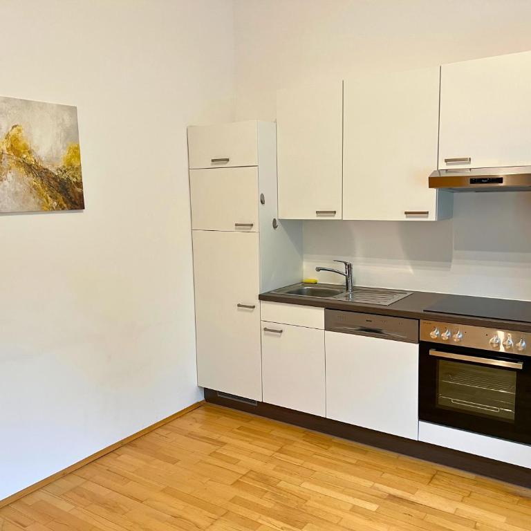Leoben City Apartments - Premium Apartments 24 7 - Camera Doppia con Letti Singoli con Vista Giardino - 7