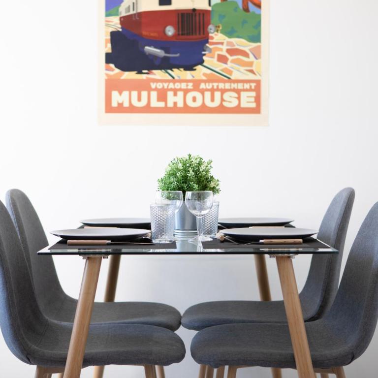 Le Mulhousien/ Parking gratuit / WIFI / Lave linge/ Tudors Locations - Apartamento de 1 dormitorio - 5