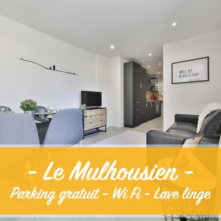 Le Mulhousien/ Parking gratuit / WIFI / Lave linge/ Tudors Locations - Apartamento de 1 dormitorio - 1