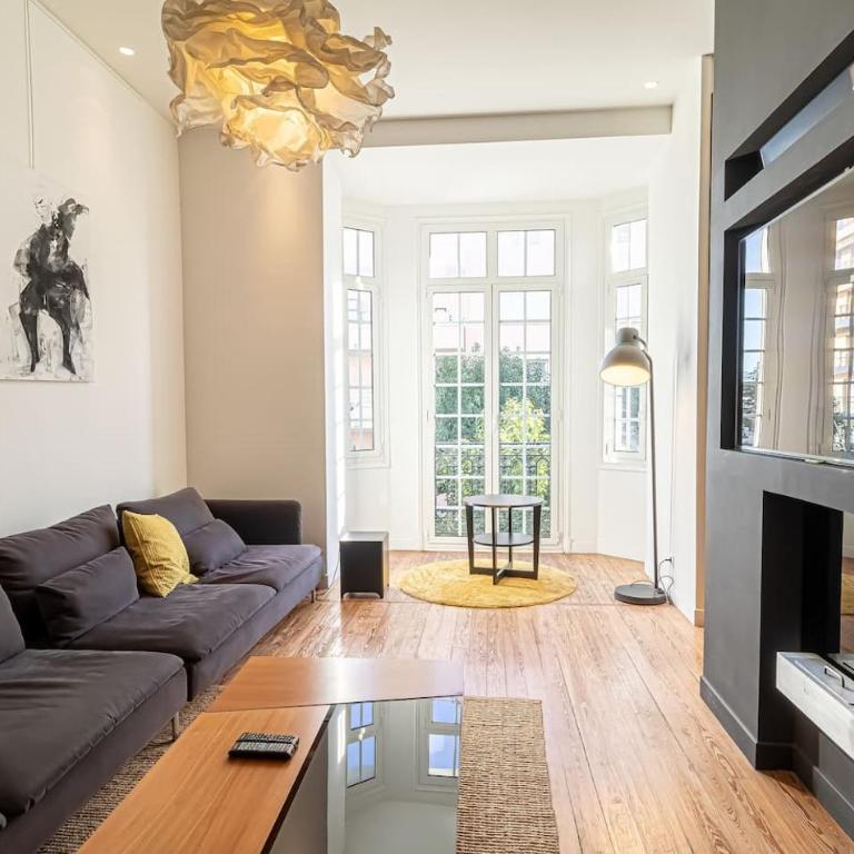 Elegant Belle Époque Apartment in Central Menton - Einzelzimmer - 3