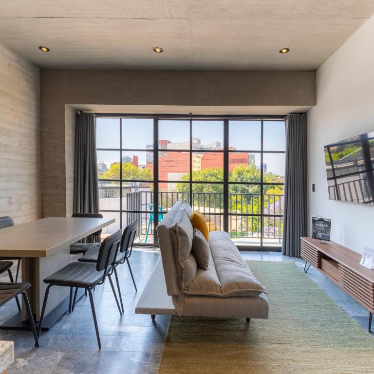 Park Condesa by Capitalia - Deluxe Apartment, Balcony - 8