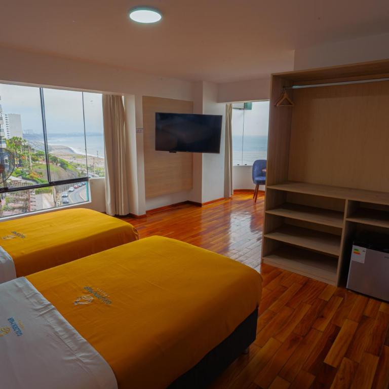 Golden Mar Hotel - Habitación Doble Deluxe - 2 camas - 4