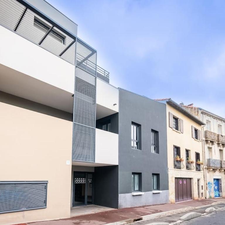 Le Barcelone, Beau T2, Clim, Terrasse,Centre ville - Appartement 1 Chambre - 15