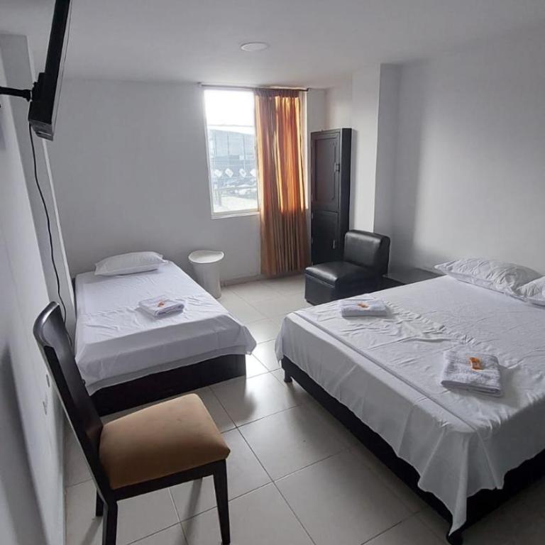 HOTEL MALU REAL - Popayán - Habitación Doble - 2 camas - 3