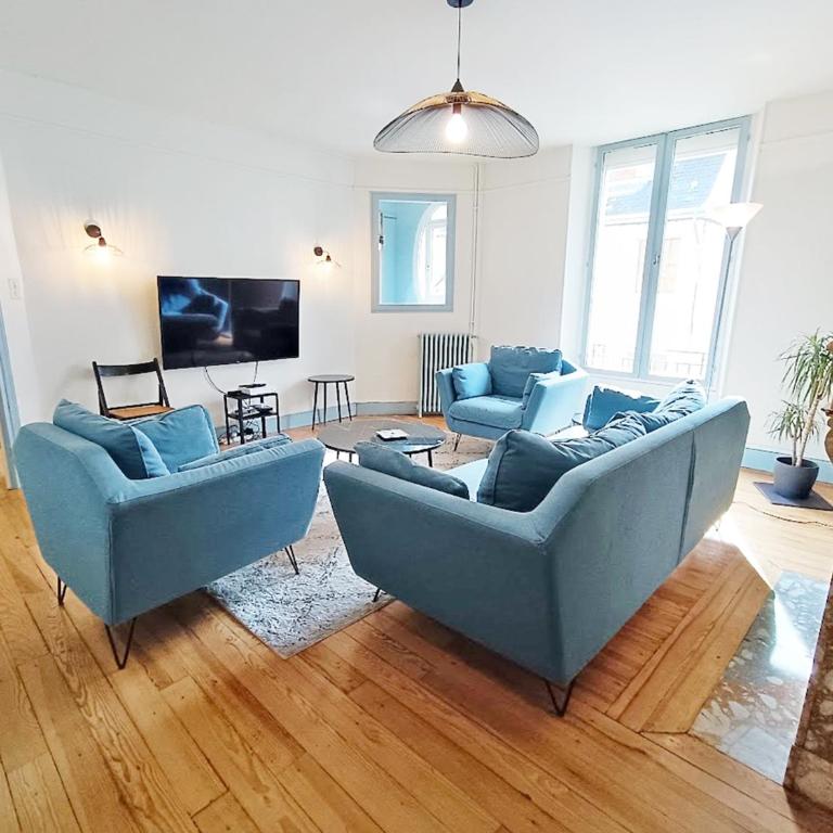 Alphonse 52, grand T4, terrasse, wifi, 6 personnes - Appartement 2 Chambres - 17