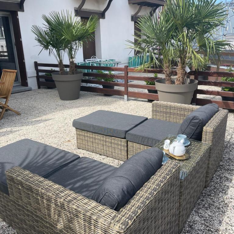 L ecrin Villersois terrasse vue mer - One-Bedroom Apartment - 28