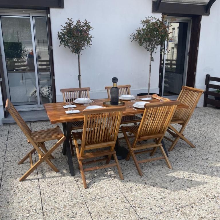 L ecrin Villersois terrasse vue mer - One-Bedroom Apartment - 26