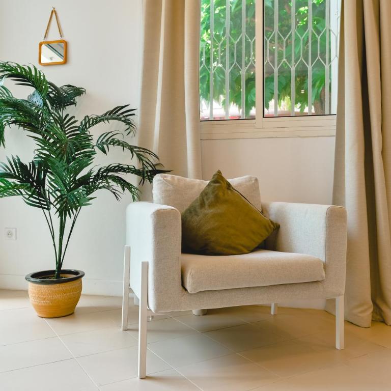Charmant Appartement - Jardinet Privé - 5 minutes des plages Sanguinaires - Ajaccio - Appartement 1 Chambre - 12