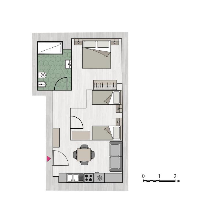 West Side Bologna Apartment by Lesdomus - Two-Bedroom Apartment - 37