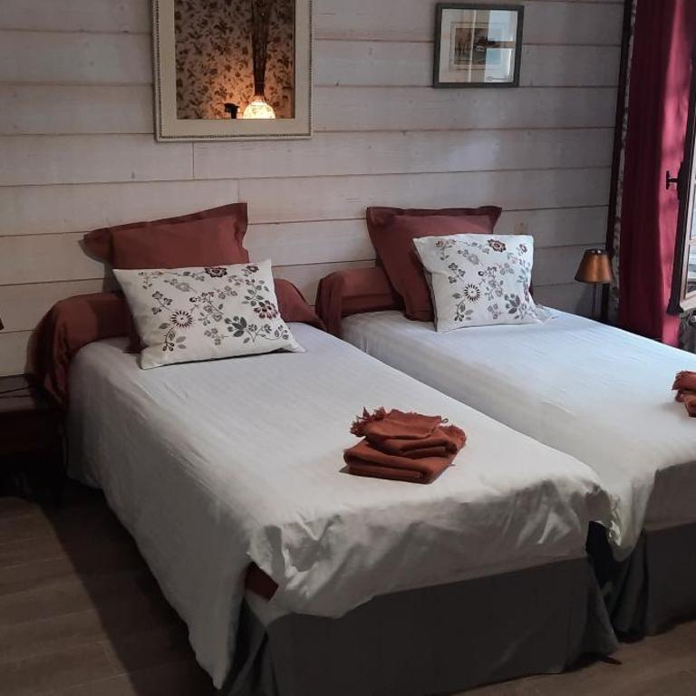 Les Vagabonds du Mont - Chambre Double ou Lits Jumeaux Standard - Vue sur Jardin - 11