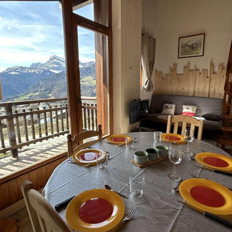 Charmant T2 Mezzanine, Balcon, 6 Pers, Centre de Notre-Dame-de-Bellecombe - Appartement 1 Chambre - 4