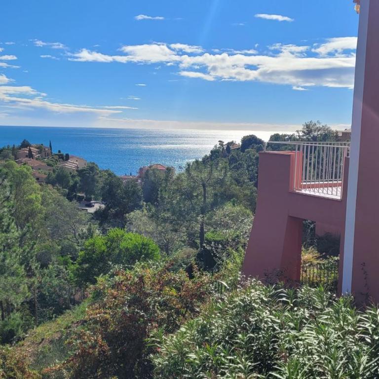 SEAVIEW house - 6-min WALK TO BEACH & RESTAURANTS - Pool - Private underground garage box - Garden - near Cannes - Maison 2 Chambres - 37