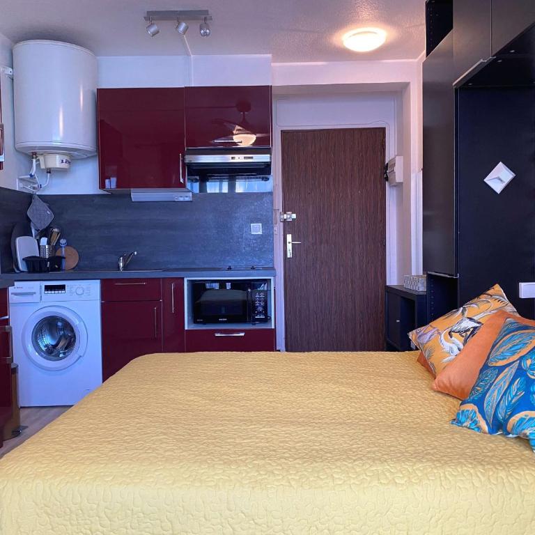Joli Studio rénové avec loggia fermée, tout équipé, WIFI, classé 2 étoiles à Balaruc-les-Bains - FR-1-553-161 - Studio - 7