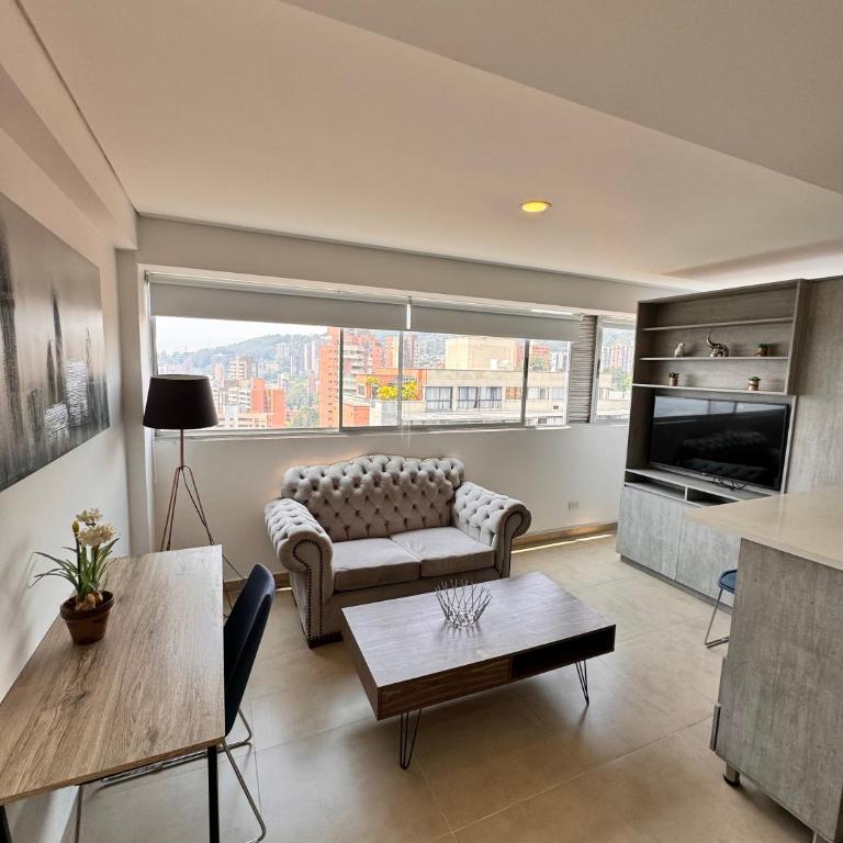 Suite Moderna y de lujo con la mejor vista a la ciudad - Poblado Medellín - Apartamento de 1 dormitorio - 18