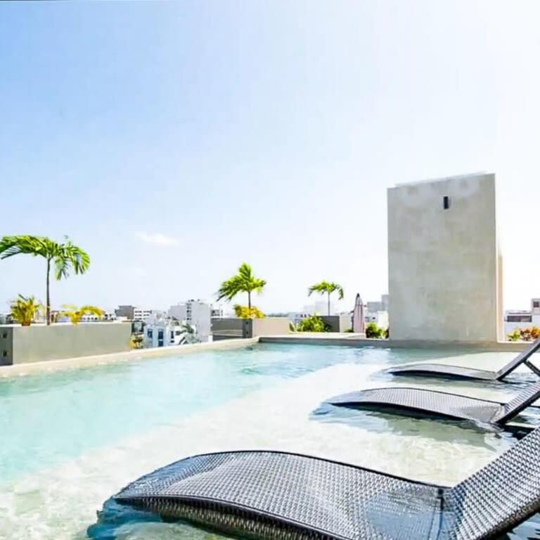Joya de la Zazil 20 Av ROOFTOP POOL Walk to Playa Mamitas Coco Beach & 5 - Apartment - 2