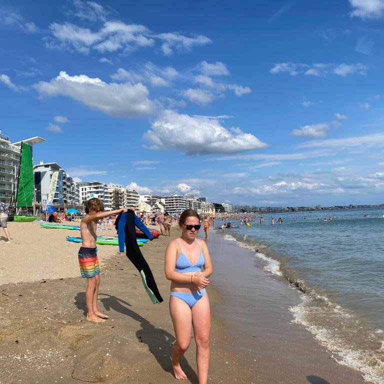 Appartement Jupiter face mer devant la plage des libraires Parking privé - Appartamento con 2 Camere da Letto e Balcone - 15