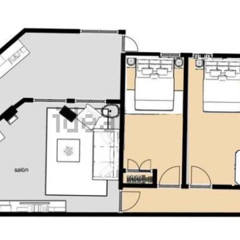 Piso fresco y luminoso en Cádiz - Apartamento de 3 dormitorios - 6
