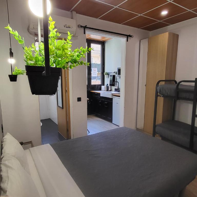 Barcelona Rooms 294 - Habitación Familiar con baño privado y zona de cocina - 13