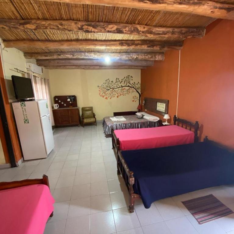 Munay EcoHostal - Cabañas de Adobe - Habitación Familiar con vistas al jardín - 5