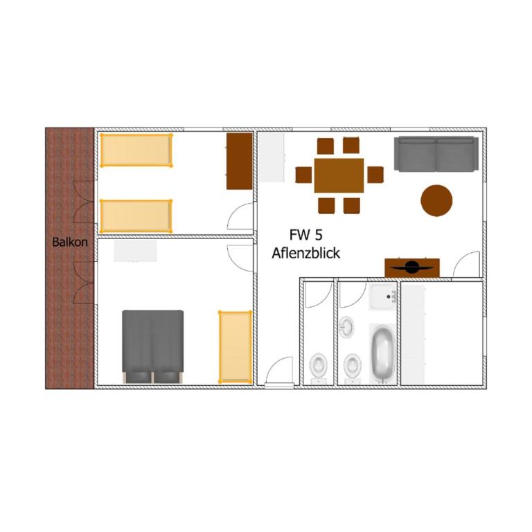 Ferienwohnungen Hotel Garni Dörflerwirt - Apartamento Superior de 2 dormitorios - 2