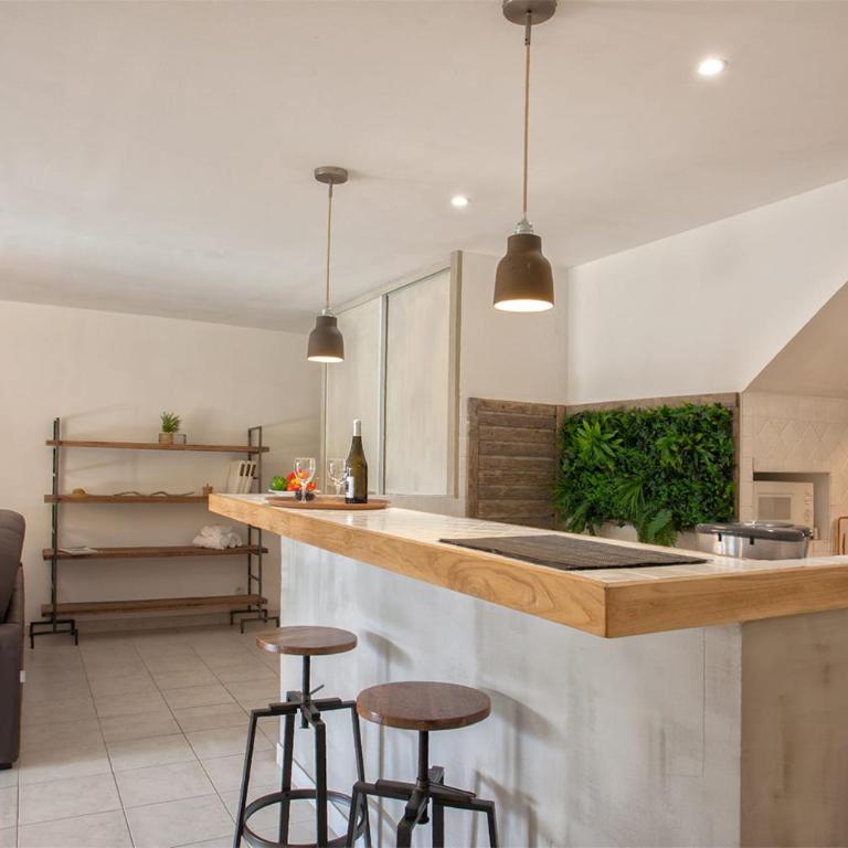 location de vacances figuier avec jardin barbecue piscine chauffée à Calvi - Apartment - 10