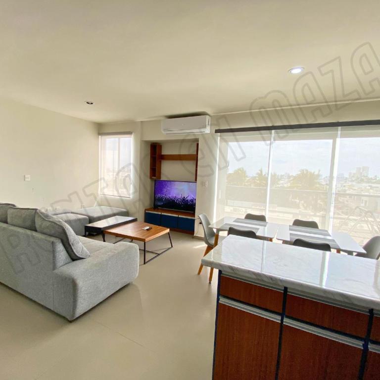 Residencial Coto Mareta 8 Excelente Departamento con Alberca en Zona Exclusiva de Mazatlán - Two-Bedroom Apartment - 2