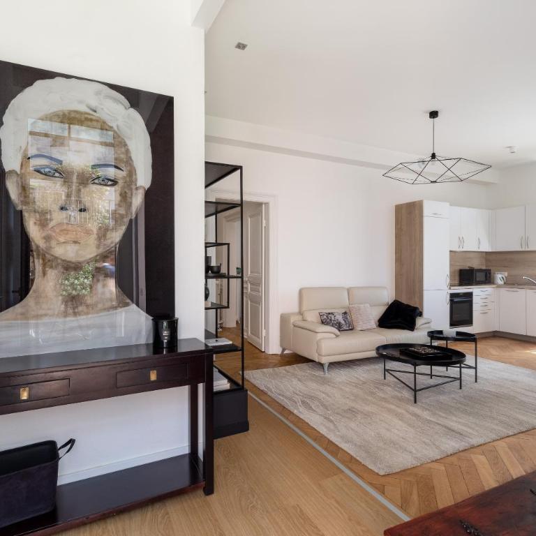 Luxueux Appartement Haussmannien Centre Ville - Appartamento con 1 Camera da Letto e Vista Giardino - 6