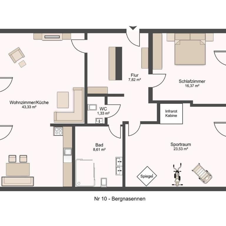 Ferienwohnung Bergnasennen - Apartment - 14
