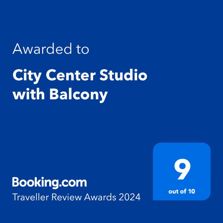 City Center Studio with Balcony - Apartman sa 1 Spavaćom Sobom - 12