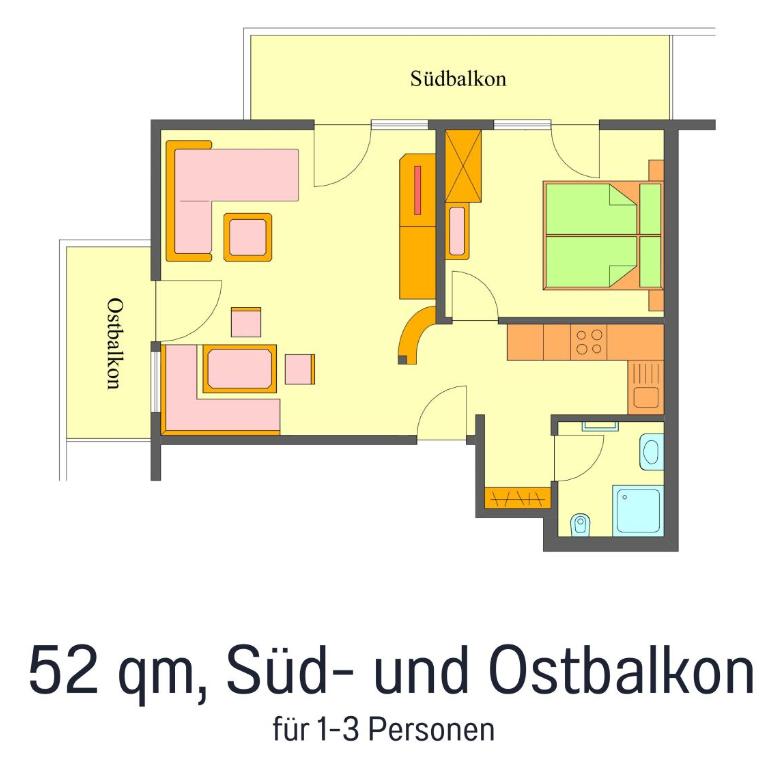 Biohof Burger, 3 sonnige Fewo, alle mit Balkon, Spielzimmer, Grillhütte, 7 km vor Oberstdorf - Apartment mit Blick auf die Berge - 9