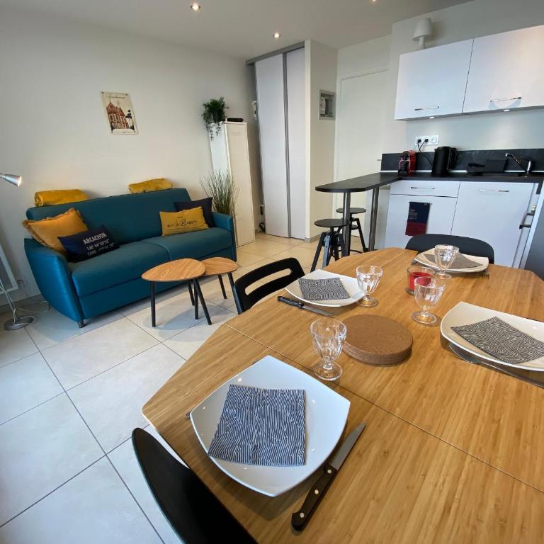 Studio Cabine à Arcachon avec Parking, WiFi et Accès Direct Plage - FR-1-374-219 - Studio - 7
