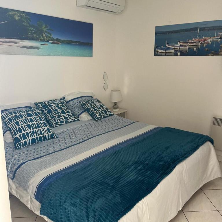 VUE EPOUSTOUFLANTE SUR BANDOL & LA MER 2 pièces, piscine tout confort 4 étoiles, très calme, terrasse spacieuse sans vis à vis, parking privé résidence standing - Apartamento de 1 dormitorio - 20