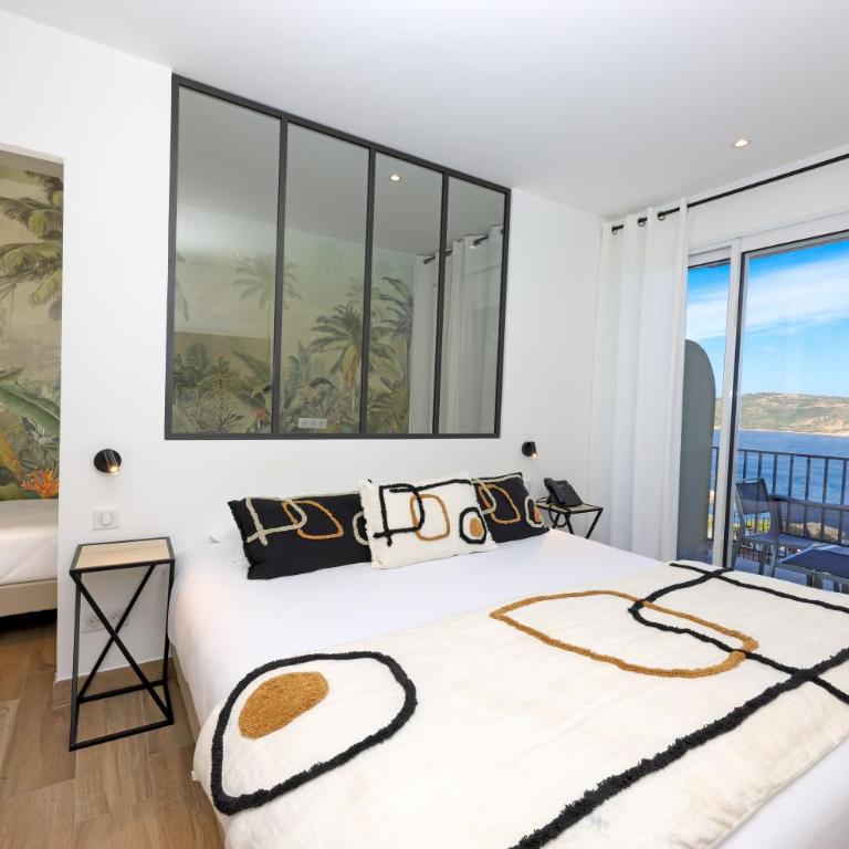 Le Saint Erasme, Hotel Eco Friendly - Chambre Triple Panorama avec Balcon et Vue sur la Mer - 2