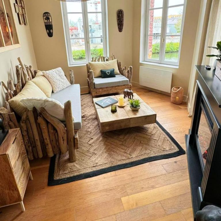 Duplex Safari jusqu'à 4 personnes, Spa, cinéma et lit sous les arbres, day use, 10 min centre - Appartamento con 2 Camere da Letto - 11