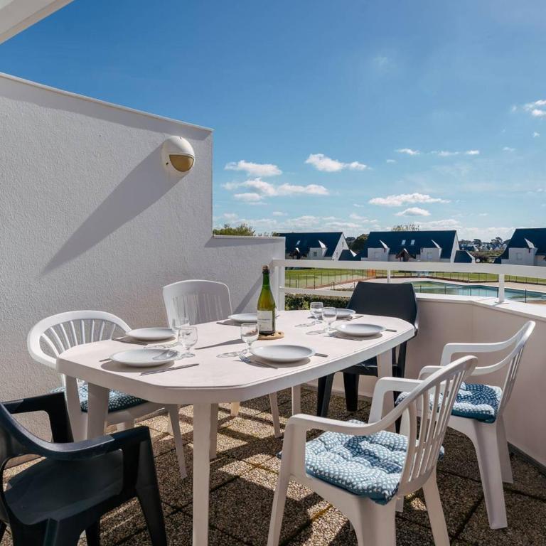 Appartement Duplex 50m² à Carnac avec Piscine Chauffée, Proche Plages pour 6 Personnes - FR-1-477-63 - Appartamento (6 Adulti) - 1