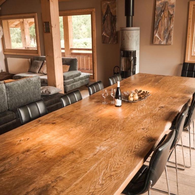 Chalet Isabelle Mountain lodge 5 stars 6 bedroom en suite sauna spa inox - Chalet - 75