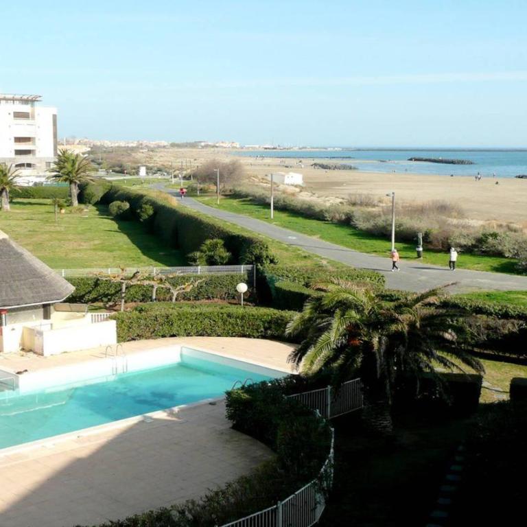SAVANNA BEACH I Agréable T2 avec belle vue mer piscine Rochelongue Cap d'Agde - Appartamento con Vista Mare - 14