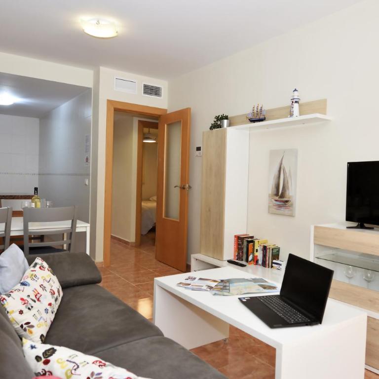 Vera Playa Bajo 2 Terrazas Jardín Piscina Parking - Apartamento con vistas a la piscina - 33