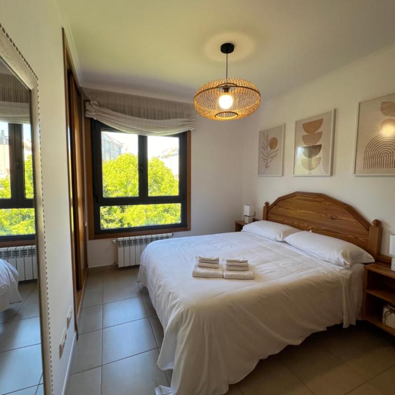 Trébol junto a playa Silgar - Apartamento de 1 dormitorio - 14