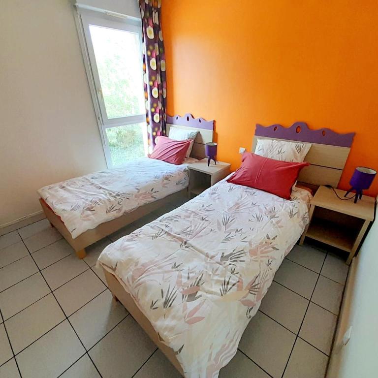 Appart T3 Terrasse - Piscine - 3 étoiles - Apartment mit 2 Schlafzimmern - 7