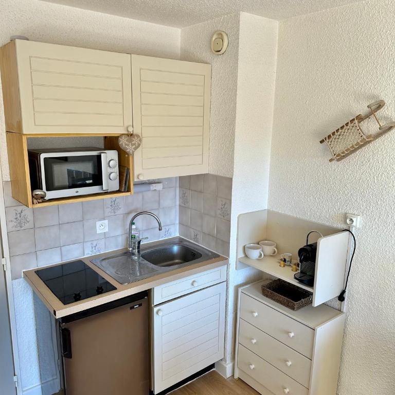 Studio terrasse sud vue montagne Briançon Serre Chevalier - Appartement - 7