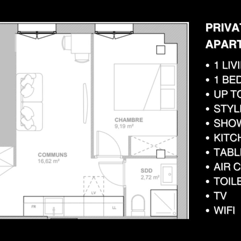 Pere Lachaise Apartments - Apartamento de 1 dormitorio - 1