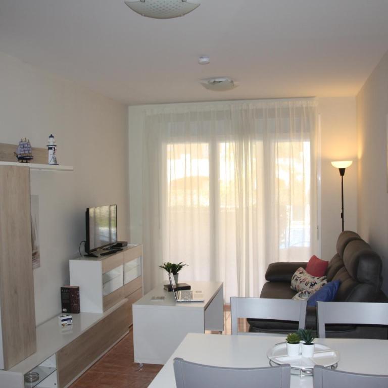 Vera Playa Bajo 2 Terrazas Jardín Piscina Parking - Apartamento con vistas a la piscina - 15