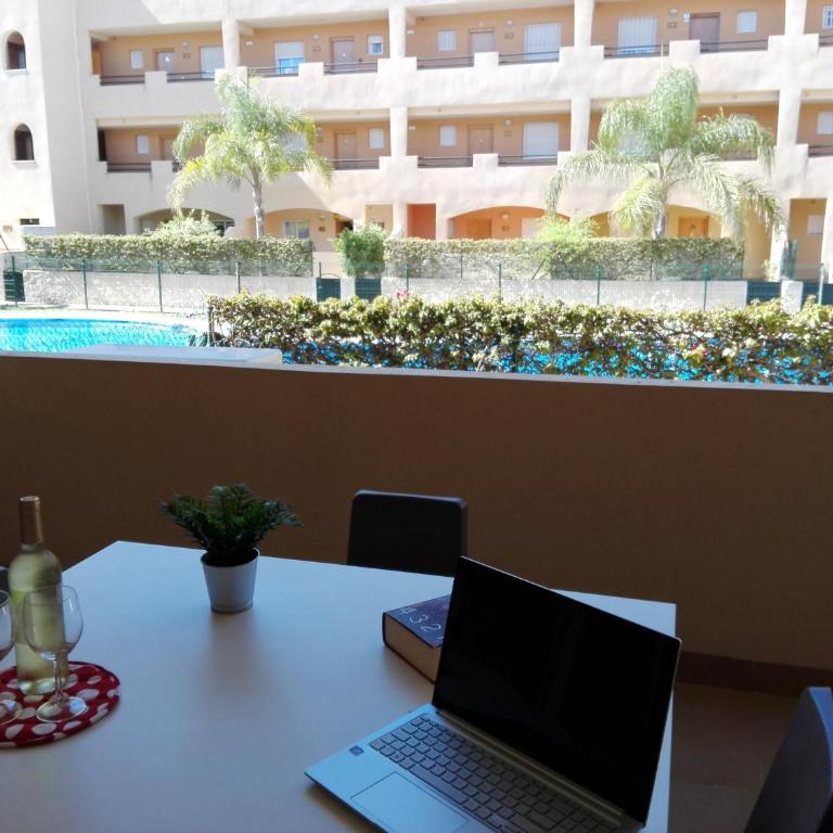 Vera Playa Bajo 2 Terrazas Jardín Piscina Parking - Apartamento con vistas a la piscina - 22