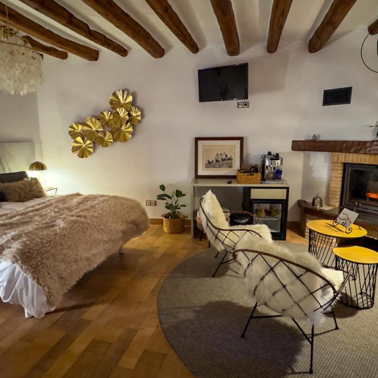 Hotel Rural Flor de Almendro - Habitación Doble Deluxe con bañera - 1