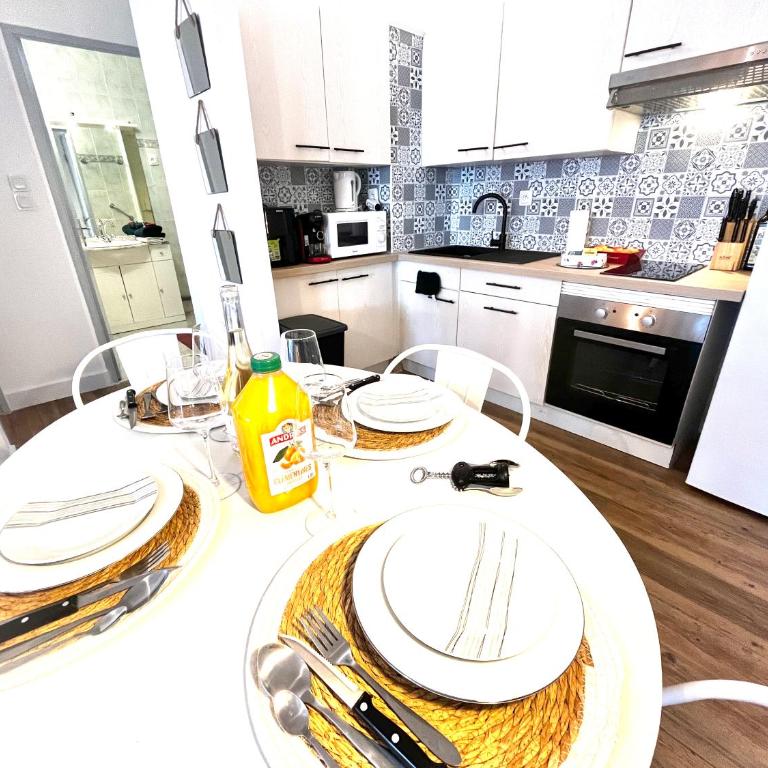 Le Cocon des Flots, Plage à pied et Parking privé - Appartement 1 Chambre Supérieur avec Balcon - 65