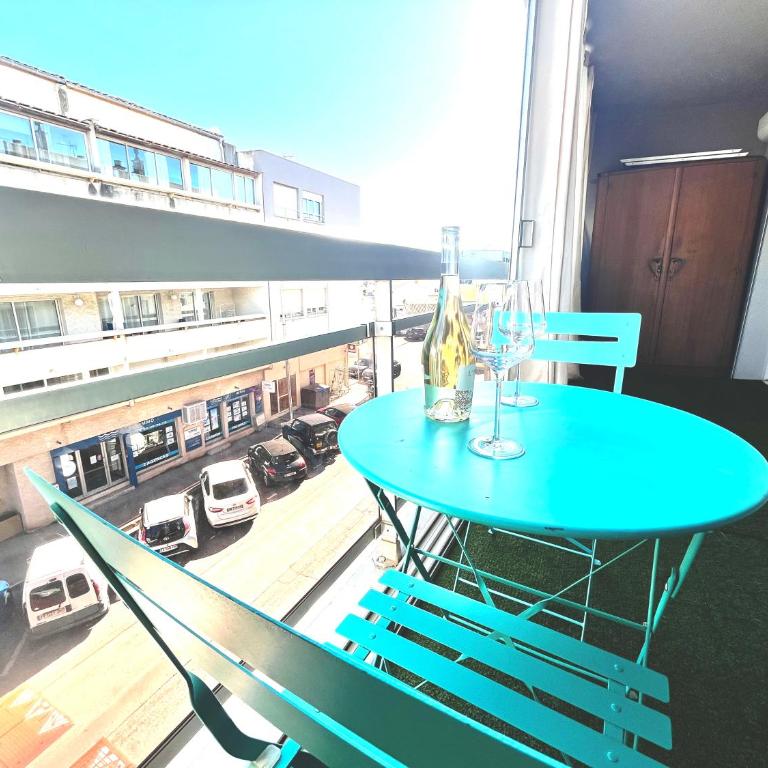 Le Cocon des Flots, Plage à pied et Parking privé - Appartement 1 Chambre Supérieur avec Balcon - 74