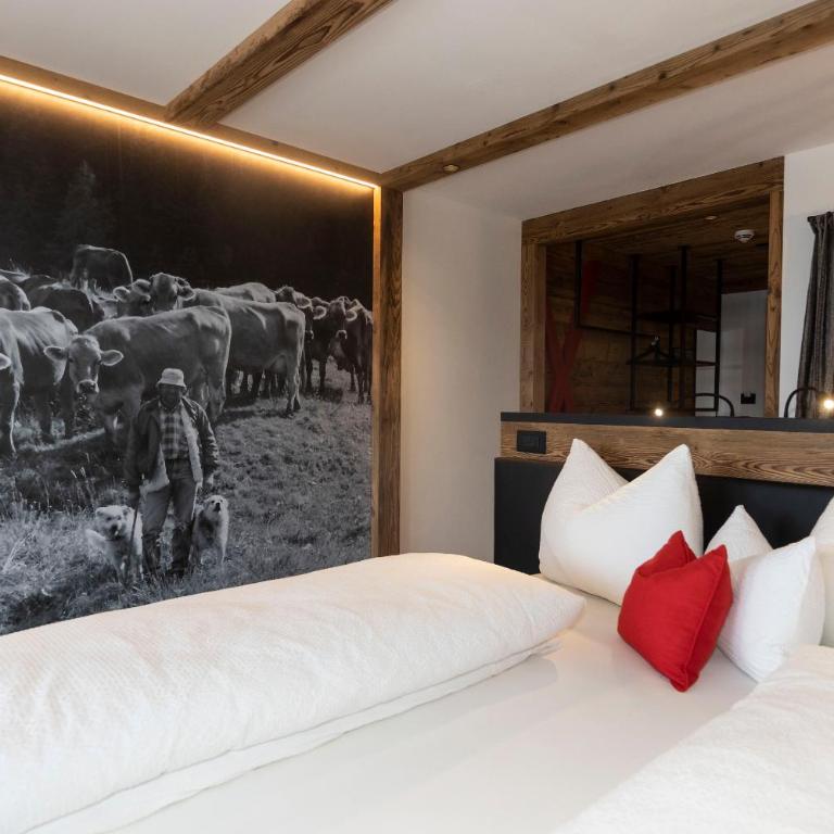 Rifugio Crëp de Munt - Doppelzimmer mit Bergblick - 1